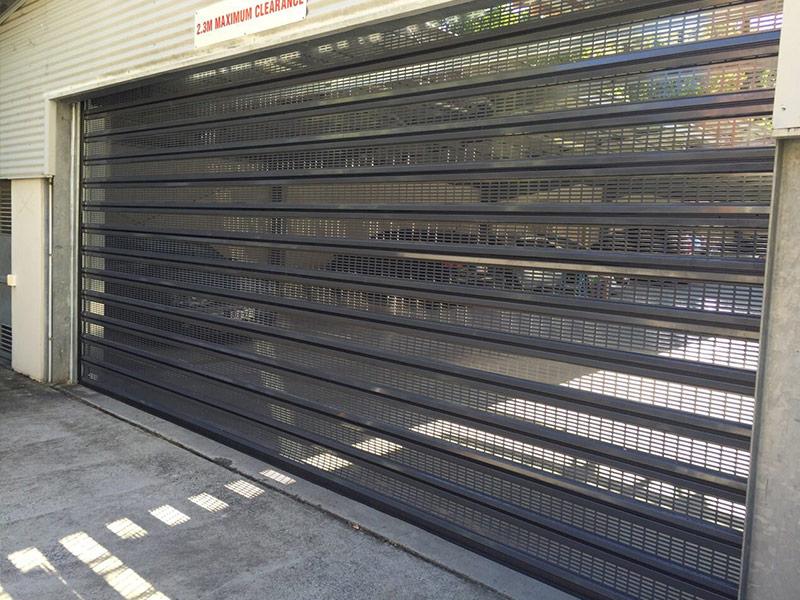 Perforated roller shutters Air Flow