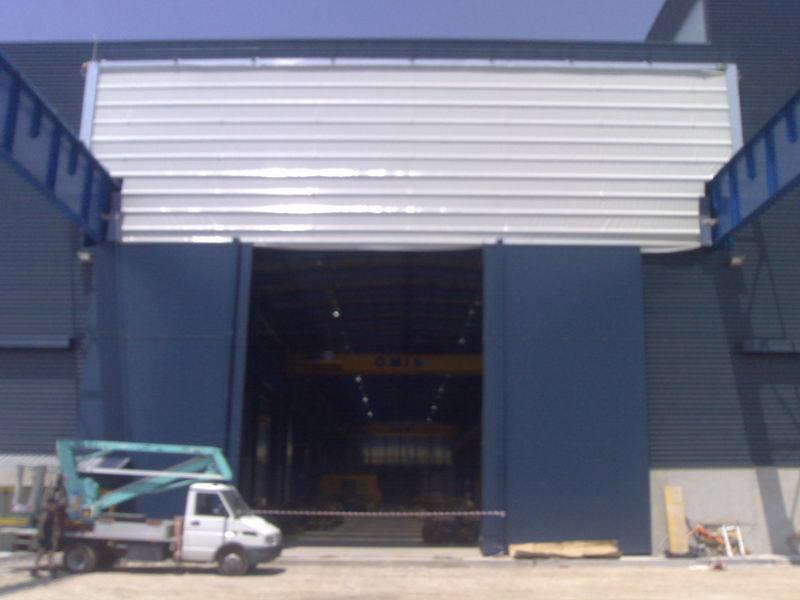 Fold Up Pack Crane Doors High Speed Overhead Doors BMP