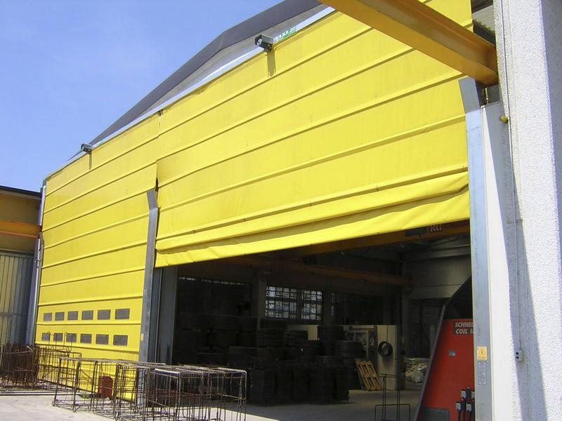 Fold Up Pack Crane Doors High Speed Overhead Doors BMP