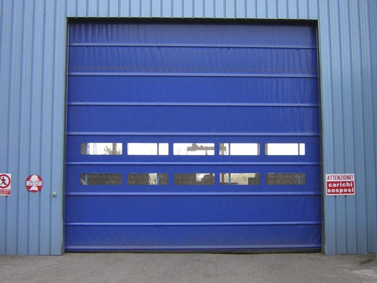 Puertas industriales abatibles - Puerta rapida plegable para industria BMP